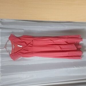LOFT size 6 CORAL/PINK DRESS